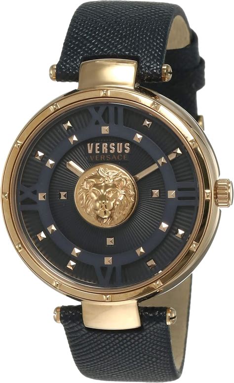 versace versus damenuhr|Versace leather watch.